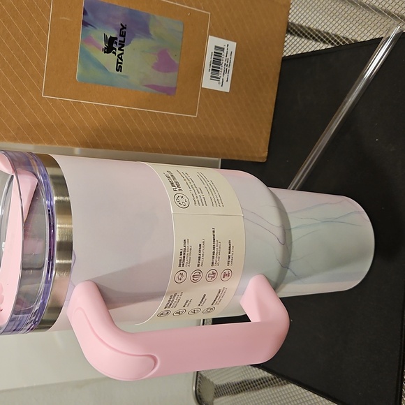 NEW Stanley 40oz Stainless Steel Quencher H2.0 Tumbler Watercolor Tulle - Picture 4 of 7